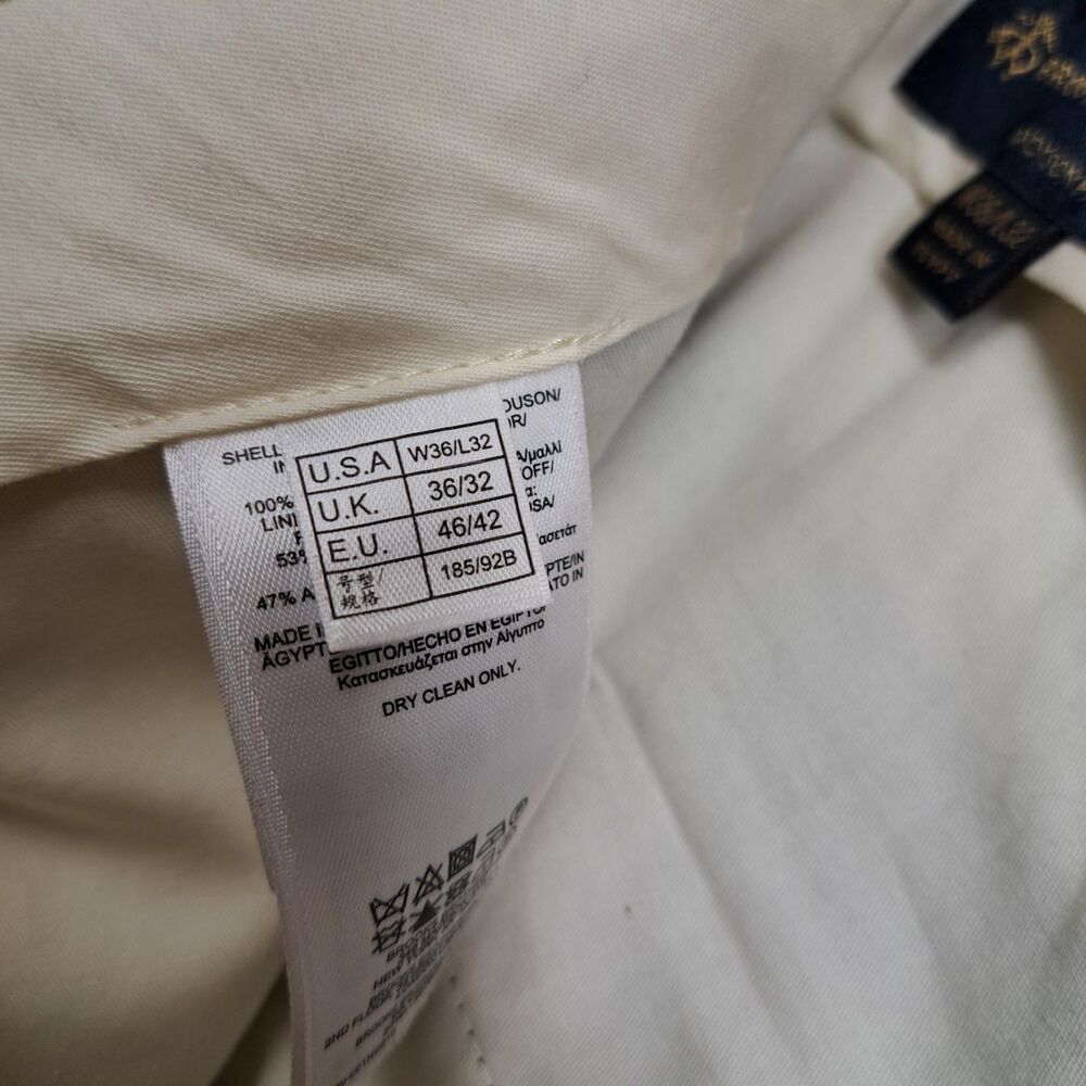 Brooks Brothers Madison Fit Mens Wool Pants 36x28 - Picture 9 of 10